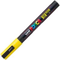Uni-Ball 186507, POSCA uni-ball PC-3M Acrylstift gelb 0,9 - 1,3 mm, 1 St.