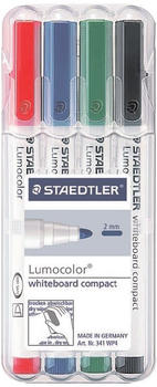 Staedtler Lumocolor whiteboard compact 341 (341WP4)