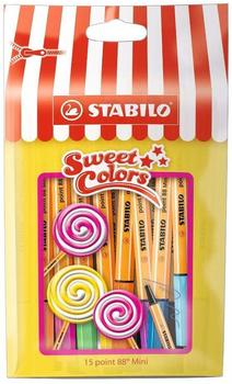 STABILO point 88 Mini Sweet Colors 15er Etui