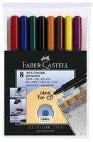 FABER-CASTELL MULTIMARK 1513 - Marker - permanent - 0.6 mm - fein - mit Radierer
