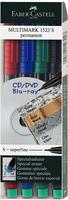 Faber-Castell 152304-4, Faber-Castell Folienschreiber 152304 VE4