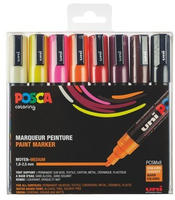 POSCA 401670, POSCA marker s&aelig;t PC-5M 8 ass. Warm colors