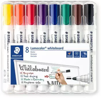 Staedtler Lumocolor Whiteboard-Marker 351 rund (8er)