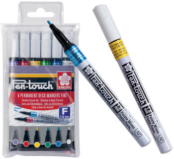 Sakura Pen-Touch Fein 6er Etui (POXPMKA6)