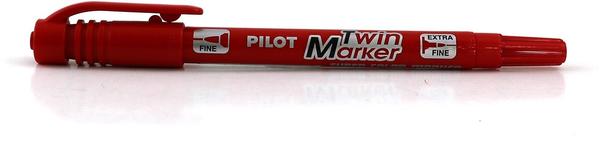 Pilot Pen Twin Marker extra fein rot (SCA-TM-R-BG)