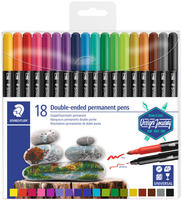 STAEDTLER Fasermaler D.spitze permanent 36ST