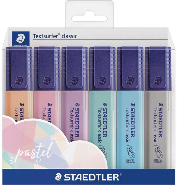 Staedtler Textsurfer Classic pastel - 6er Etui