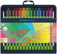 Schneider 191092, Schneider Line-Up Fineliner farbsortiert 0,4 mm, 16 St.
