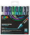 8 pcs cool colours: uni Posca PC-5M