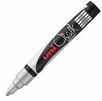 Faber-Castell 186211, Faber-Castell Kreidemarker Uni Chalk silber