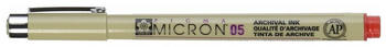 Sakura Color Products of America Sakura PIGMA MICRON 05 rot (XSDK0519)