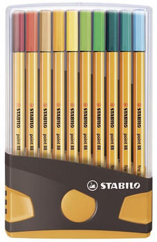STABILO point 88 20er ColorParade grau/orange (2527544)