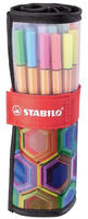 Stabilo 8825-071-20, STABILO Point 88 ARTY Edition Fineliner farbsortiert 0,4...