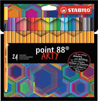STABILO point 88 ARTY 24er Pack mit 24 Farben (8824/1-20)