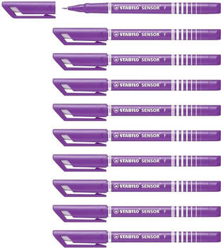 STABILO SENSOR F fein 10er Pack lila (189/58)