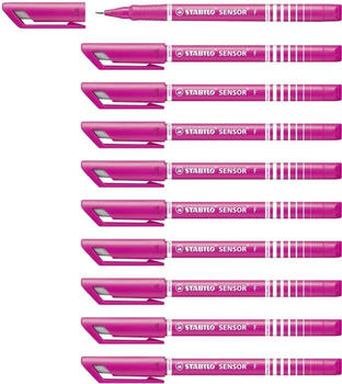 STABILO SENSOR F fein 10er Pack pink (189/56)