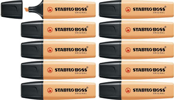 STABILO BOSS ORIGINAL Pastel 10er Pack sanftes Orange (70/125)