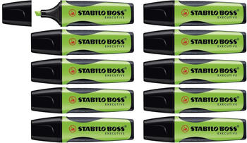 STABILO BOSS EXECUTIVE 10er Pack grün (73/52)