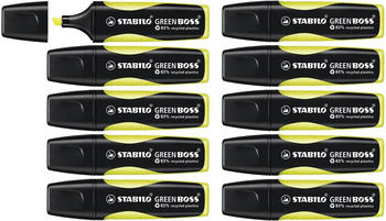 STABILO GREEN BOSS 10er Pack gelb (6070/24)