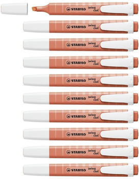 STABILO swing cool Pastel 10er Pack Korallrot (275/140-8)