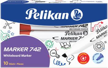 Pelikan 742 mit Meißeldocht rot (818032)