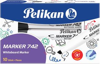 Pelikan 742 mit Meißeldocht schwarz (818018)