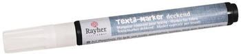 Rayher Textil-Marker deckend wei&szlig; (35000102)