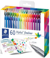 STAEDTLER Fineliner triplus 60er Set / STAEDTLER