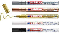 Edding 4-780-5-099, Edding 5er-Set Glanzlackmarker "780" metallic spezial grau