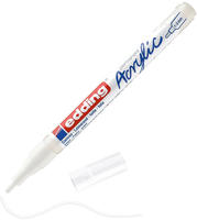 Edding 4-5300922, edding 5300 Acrylstift wei&szlig; 1,0 - 2,0 mm, 1 St.