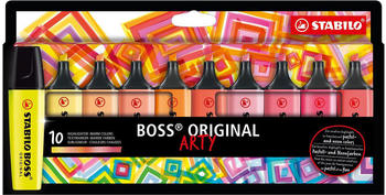 STABILO BOSS ORIGINAL ARTY 10er Pack farbig sortiert 10 Farben (EO70/10-1-20)
