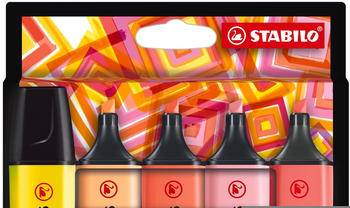 STABILO BOSS ORIGINAL ARTY 5er Pack farbig sortiert 5 Farben (EO70/5-02-1-20)