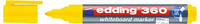 Edding 4-360005, Edding Boardmarker 360, 4-360005, gelb, 1,5-3mm Rundspitze