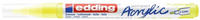 Edding Acrylstifte 5300 Acrylic, fein, neongelb, Rundspitze 1-2mm, wasserfest