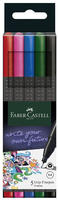 FABER-CASTELL Grip Basic Fineliner farbsortiert 0,4 mm, 5 St.