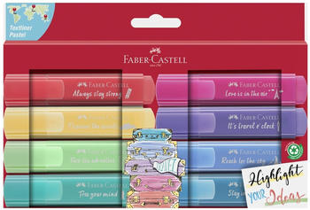 Faber-Castell Textmarker Textliner 46 Pastellfarben sortiert 8 Stück (254626)