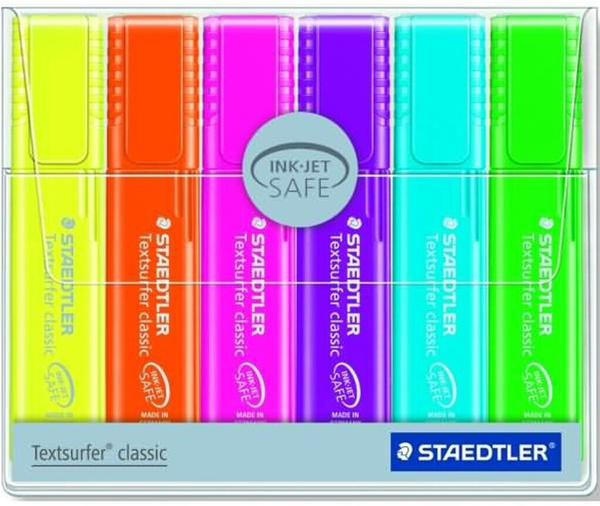 Staedtler Textsurfer Classic 364 farbig sortiert 6 Stück (364 P WP6)