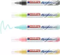 Edding 4-5100-5-099, edding 5100 pastell Acrylstifte farbsortiert 2,0 - 3,0 mm, 1 Set
