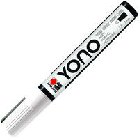 Marabu Acrylstifte 12400103070 YONO Marker, wei&szlig;, Rundspitze 1,5-3mm