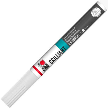 Marabu Lackmarker "Brilliant Painter" 2 mm weiß