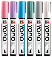 Marabu YONO Marker, 6 x 1,5-3 mm - pastell