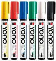 Marabu YONO Basic Acrylstifte-Set farbsortiert 1,5 - 3,0 mm, 6 St.