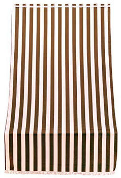 Garden Friend Sun awning for door with rings 140 x 250 cm - stripes brown