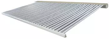 MCW Elektrische Kassettenmarkise H124 5x3m Polyester grau/weiß