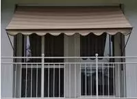 Angerer Freizeitm&ouml;bel Klemmmarkise beige, Ausfall: 150 cm, versch. Breiten