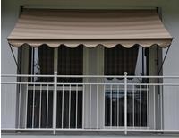 Angerer Freizeitm&ouml;bel Klemmmarkise beige, Ausfall: 150 cm, versch. Breiten