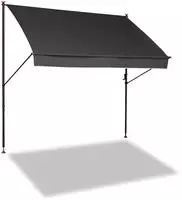 Angerer Freizeitm&ouml;bel Klemmmarkise grau, Ausfall: 150 cm, versch. Breiten