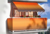 Angerer Freizeitm&ouml;bel Klemmmarkise orange-braun, Ausfall: 150 cm, versch. Breiten