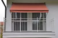 Angerer Freizeitm&ouml;bel Klemmmarkise "Style" BxH: 400 x 225-275 cm, Ausfall 150 cm