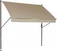 Angerer Freizeitm&ouml;bel Klemmmarkise "Style" Montage ohne Bohren und D&uuml;beln
